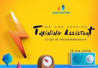 Slide Factory tuyển Training Assistant