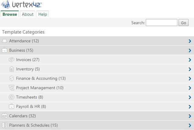 Vertex42-Excel-Templates