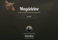 Trang web Magdeleine với giao diện tuyệt đẹp